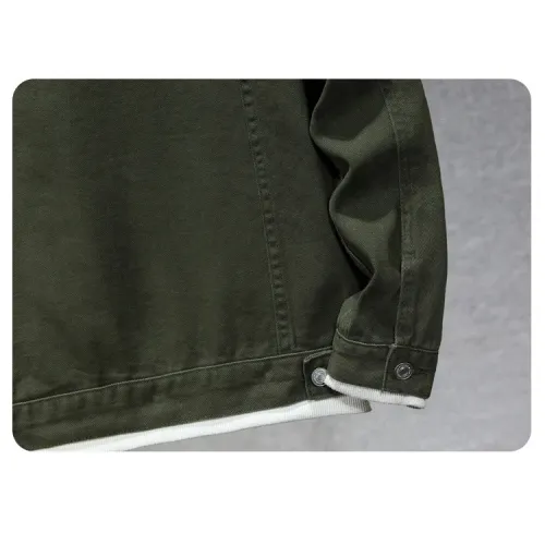 Replica LOEWE Jackets Long Sleeved For Men #1395601 $60.00 USD for Wholesale