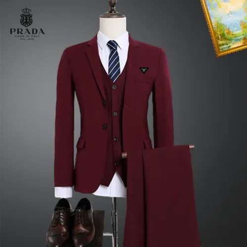 Prada Tracksuits Long Sleeved For Men #1395671 $92.00 USD, Wholesale Replica Prada Tracksuits