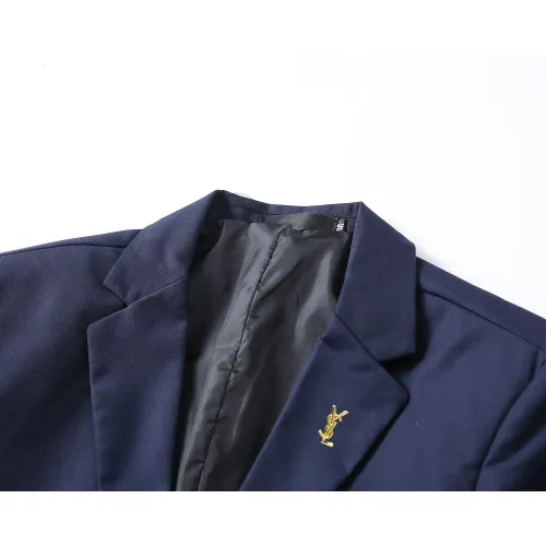 Replica Yves Saint Laurent YSL Tracksuits Long Sleeved For Men #1395737 $92.00 USD for Wholesale