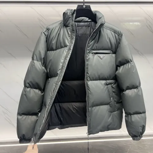 Replica Prada Down Feather Coat Long Sleeved For Men #1396002 $210.00 USD for Wholesale