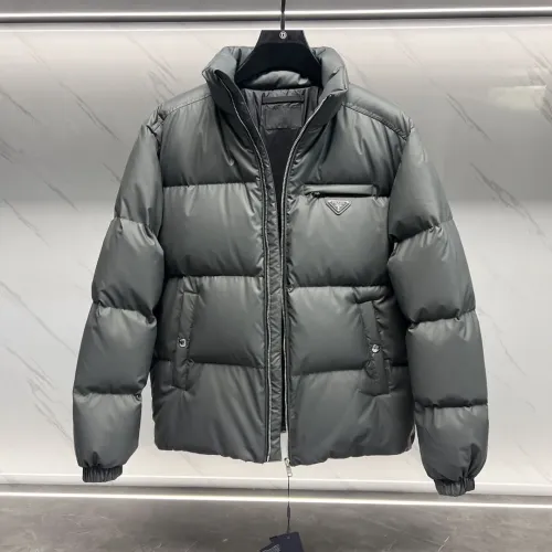 Replica Prada Down Feather Coat Long Sleeved For Men #1396002 $210.00 USD for Wholesale