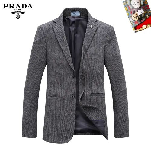 Prada Jackets Long Sleeved For Men #1396128 $68.00 USD, Wholesale Replica Prada Jackets