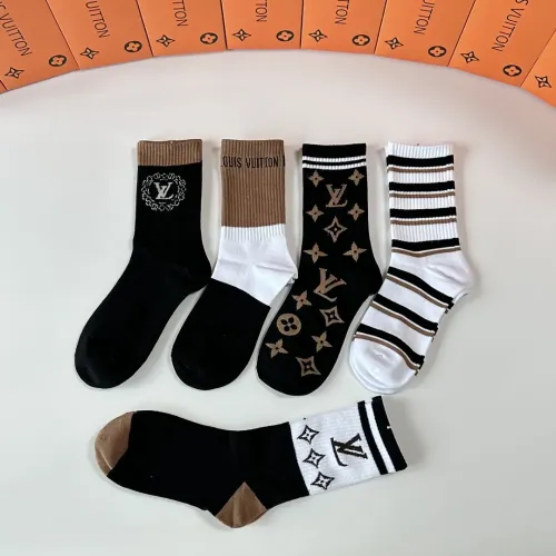 Replica Louis Vuitton LV Socks #1396393 $29.00 USD for Wholesale