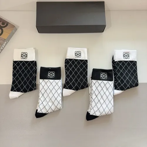 Replica LOEWE Socks #1396411 $29.00 USD for Wholesale