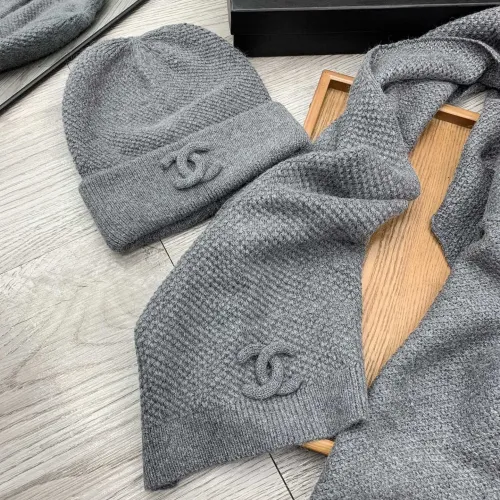 Replica Chanel Hat and Scarf Set #1396470 $60.00 USD for Wholesale