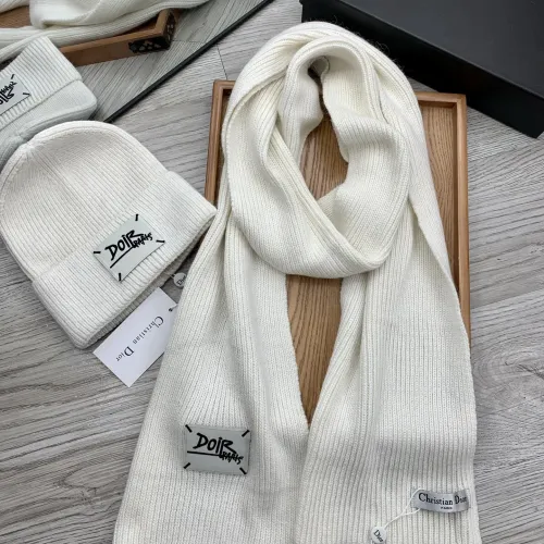 Replica Christian Dior Hat and Scarf Set #1396544 $52.00 USD for Wholesale