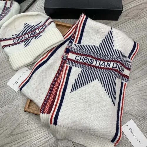 Replica Christian Dior Hat and Scarf Set #1396550 $52.00 USD for Wholesale