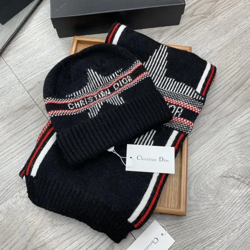 Replica Christian Dior Hat and Scarf Set #1396551 $52.00 USD for Wholesale