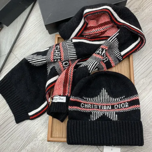 Replica Christian Dior Hat and Scarf Set #1396551 $52.00 USD for Wholesale