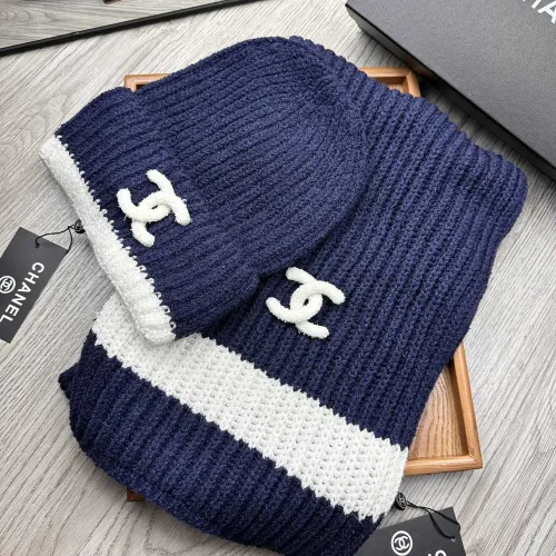 Replica Chanel Hat and Scarf Set #1396569 $52.00 USD for Wholesale