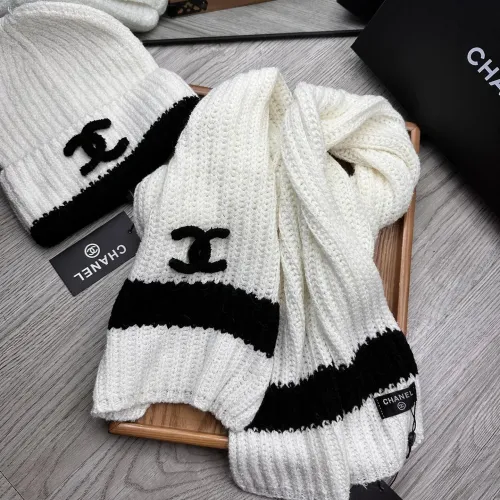 Replica Chanel Hat and Scarf Set #1396572 $52.00 USD for Wholesale