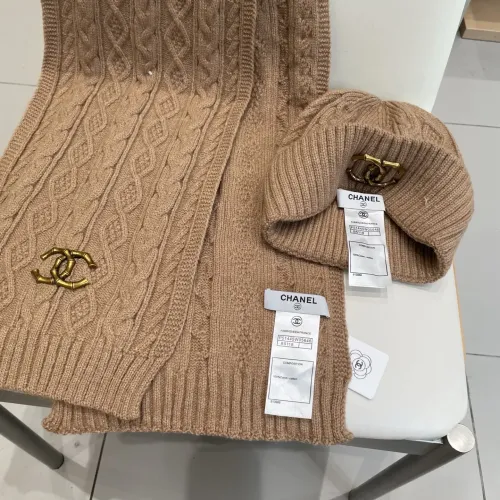 Replica Chanel Hat and Scarf Set #1396588 $48.00 USD for Wholesale