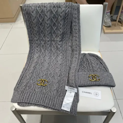 Replica Chanel Hat and Scarf Set #1396589 $48.00 USD for Wholesale