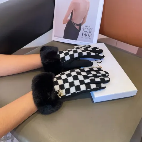 Replica Christian Dior Gloves For Women #1397395 $38.00 USD for Wholesale