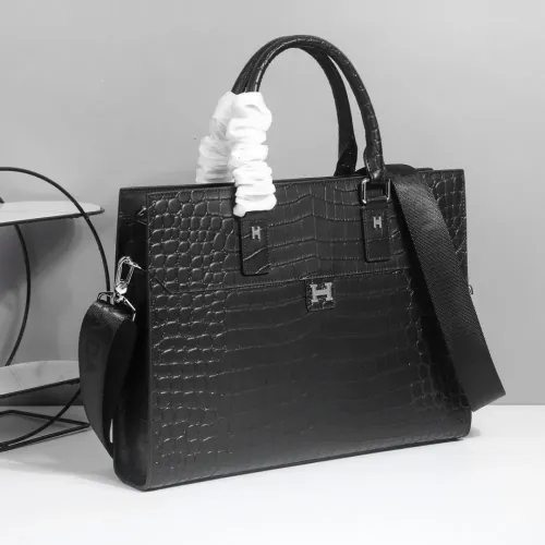 Replica Hermes AAA Man Handbags #1398104 $162.00 USD for Wholesale