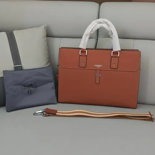 Replica Hermes AAA Man Handbags #1398111 $162.00 USD for Wholesale