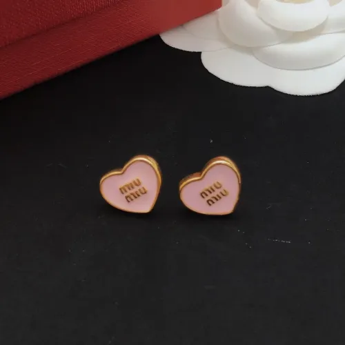 Replica MIU MIU Earrings For Women #1398282 $25.00 USD for Wholesale