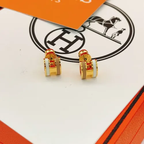Replica Hermes Earrings For Women #1398423 $32.00 USD for Wholesale