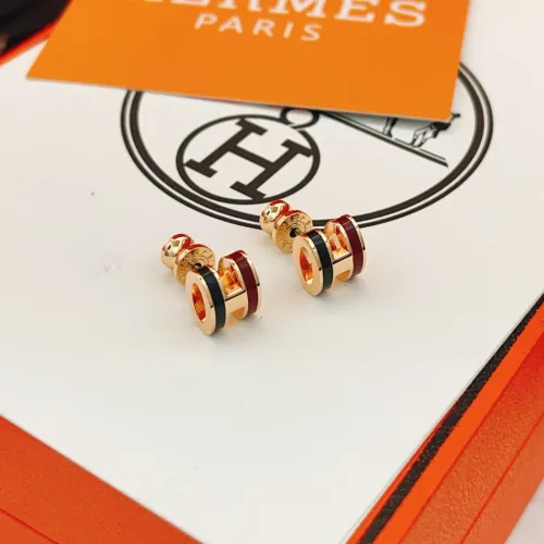 Replica Hermes Earrings For Women #1398445 $32.00 USD for Wholesale