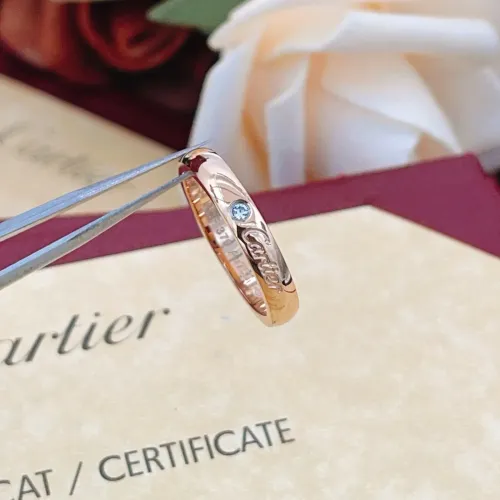 Replica Cartier Rings In Rose Gold #1398482 $25.00 USD for Wholesale