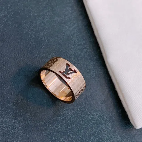 Replica Louis Vuitton LV Rings In Rose Gold For Unisex #1398517 $27.00 USD for Wholesale