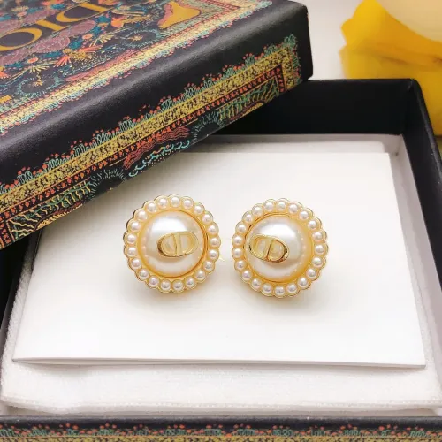 Replica Christian Dior Earrings For Women #1398641 $25.00 USD for Wholesale
