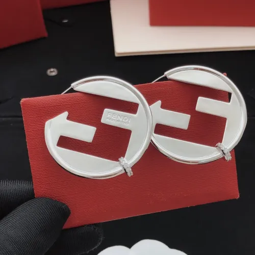 Replica Fendi Earrings For Women #1398660 $32.00 USD for Wholesale