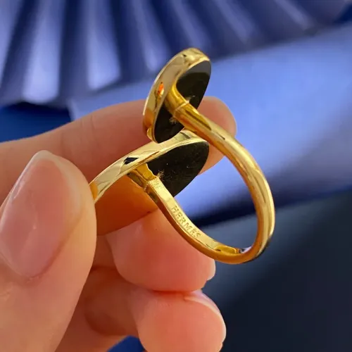 Replica Hermes Rings In Gold #1398688 $27.00 USD for Wholesale