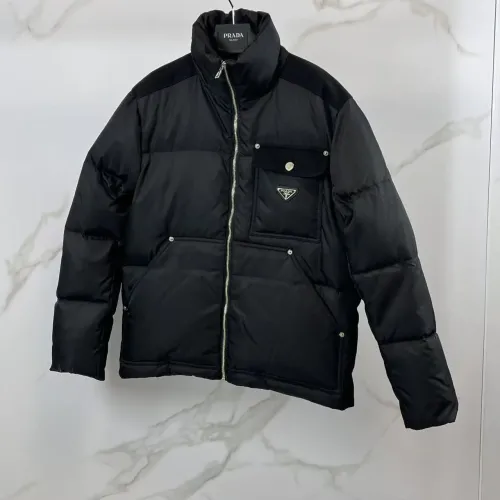 Replica Prada Down Feather Coat Long Sleeved For Men #1398837 $172.00 USD for Wholesale