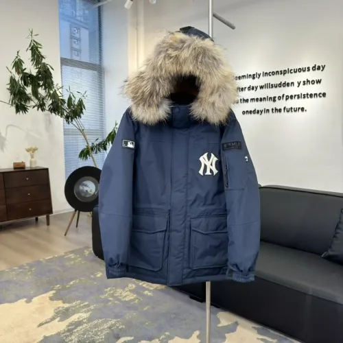 New York Yankees Down Feather Coat Long Sleeved For Unisex #1398843