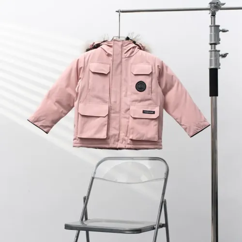 Canada Goose Down Feather Coat Long Sleeved For Kids #1398854