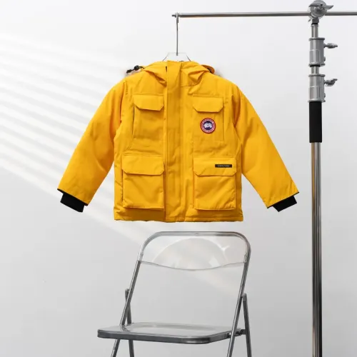 Canada Goose Down Feather Coat Long Sleeved For Kids #1398855