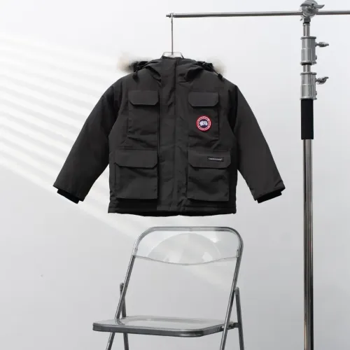 Canada Goose Down Feather Coat Long Sleeved For Kids #1398862