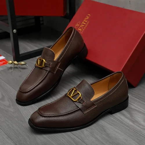 Valentino Leather Shoes For Men #1399059 $85.00 USD, Wholesale Replica Valentino Leather Shoes