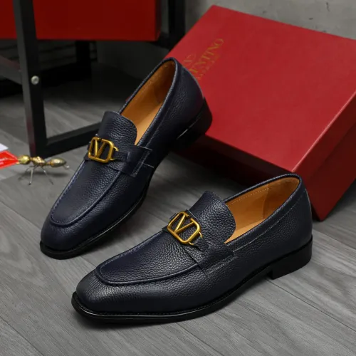 Valentino Leather Shoes For Men #1399066 $85.00 USD, Wholesale Replica Valentino Leather Shoes