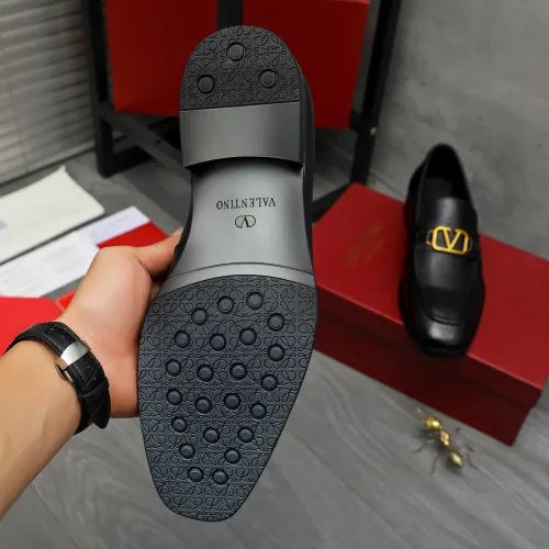 Replica Valentino Leather Shoes For Men #1399069 $85.00 USD for Wholesale