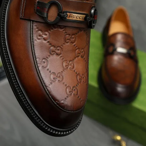 Replica Gucci Oxfords Shoes For Men #1399101 $88.00 USD for Wholesale