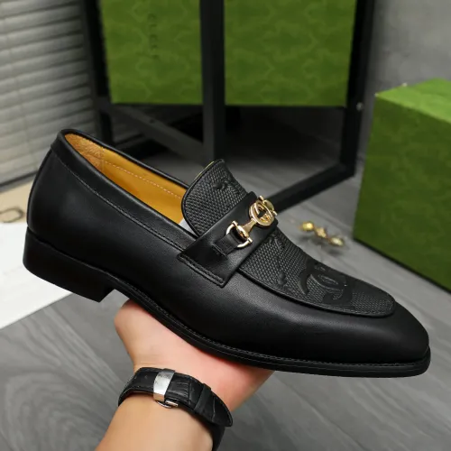 Replica Gucci Oxfords Shoes For Men #1399242 $85.00 USD for Wholesale