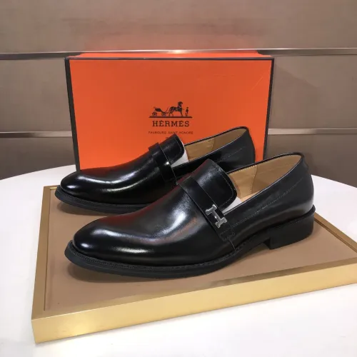 Hermes Leather Shoes For Men #1399387 $100.00 USD, Wholesale Replica Hermes Leather Shoes