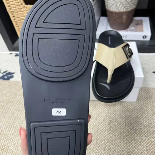 Replica Dolce & Gabbana D&G Slippers For Men #1399455 $60.00 USD for Wholesale