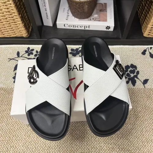 Replica Dolce & Gabbana D&G Slippers For Men #1399465 $60.00 USD for Wholesale