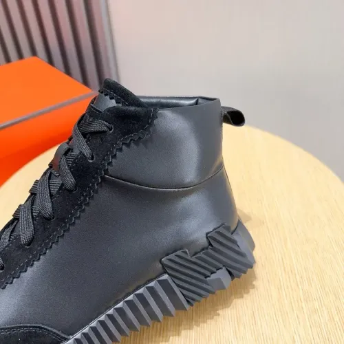 Replica Hermes High Tops Shoes For Men #1399612 $80.00 USD for Wholesale
