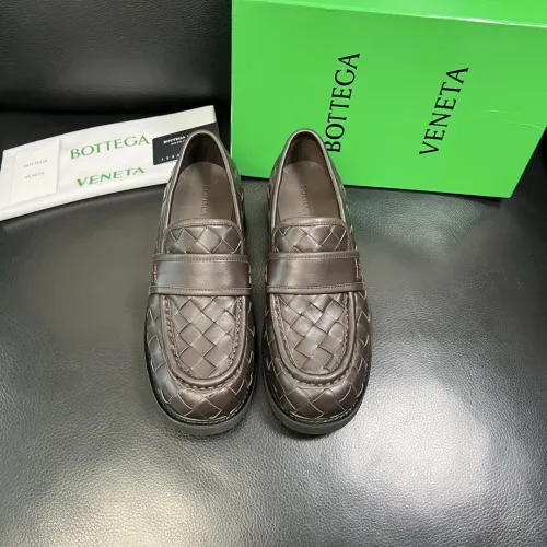 Replica Bottega Veneta BV Leather Shoes For Men #1399616 $135.00 USD for Wholesale