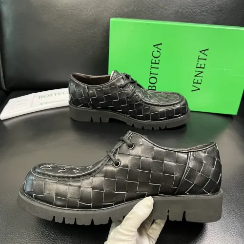 Replica Bottega Veneta BV Leather Shoes For Women #1399642 $150.00 USD for Wholesale