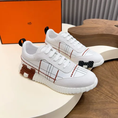 Replica Hermes Casual Shoes For Men #1399706 $128.00 USD for Wholesale