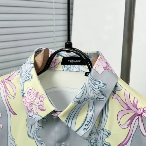 Replica Versace Shirts Long Sleeved For Men #1399718 $64.00 USD for Wholesale