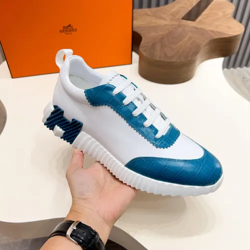 Replica Hermes Casual Shoes For Men #1399728 $128.00 USD for Wholesale