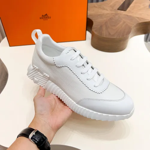Replica Hermes Casual Shoes For Men #1399733 $128.00 USD for Wholesale