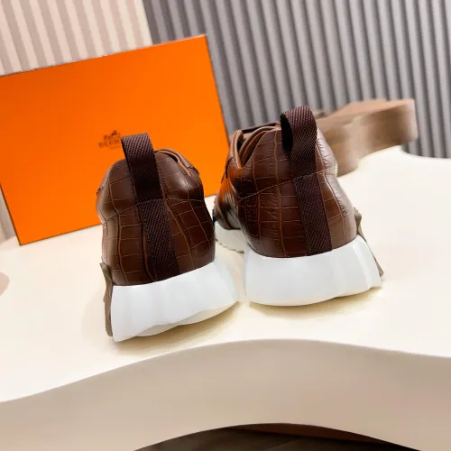 Replica Hermes Casual Shoes For Men #1399734 $128.00 USD for Wholesale