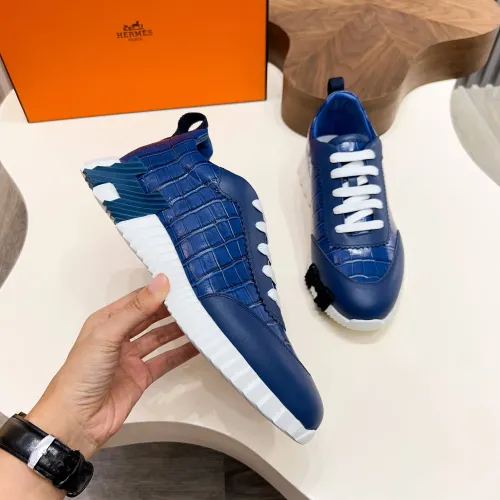 Replica Hermes Casual Shoes For Men #1399735 $128.00 USD for Wholesale